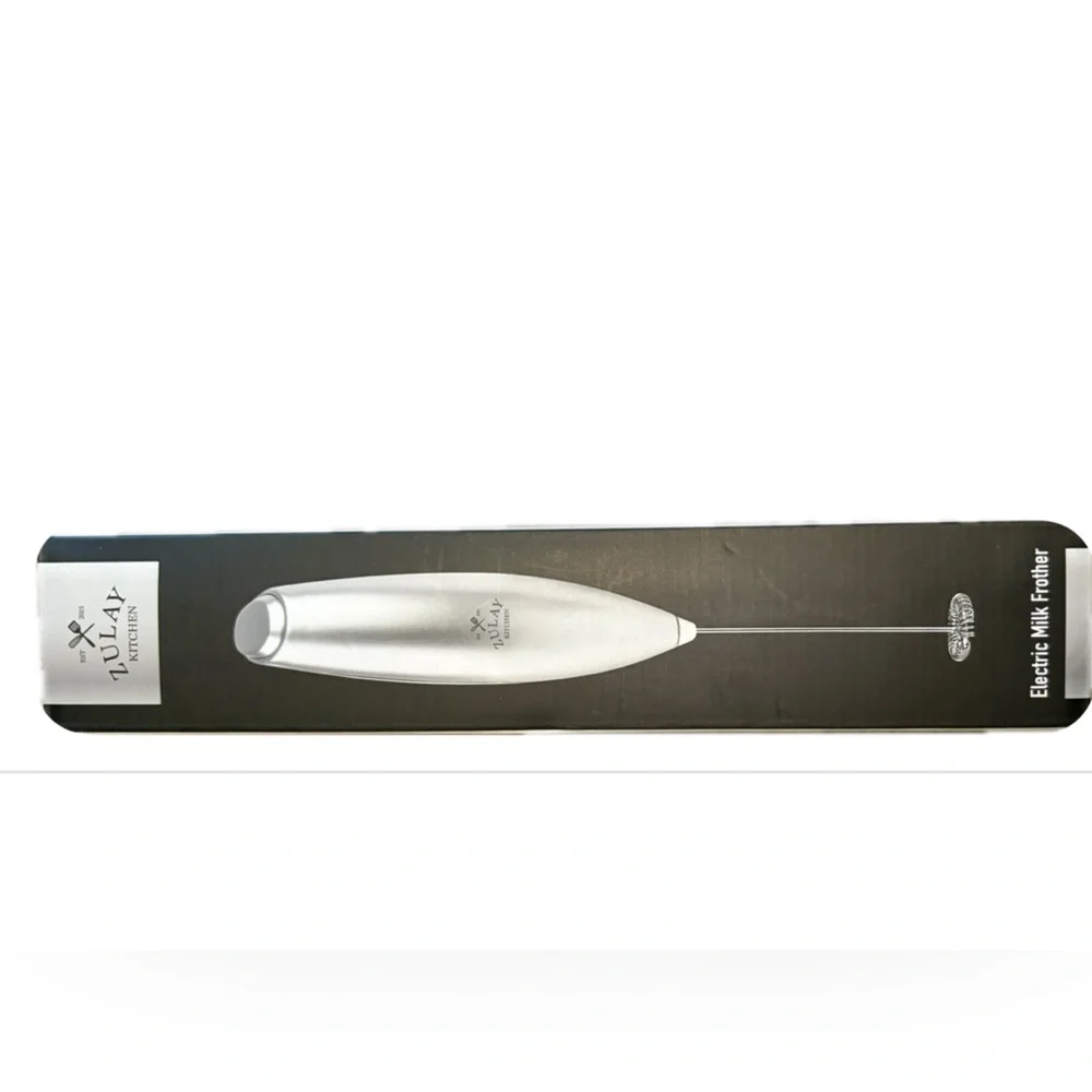 Silver Electric Milk Frother